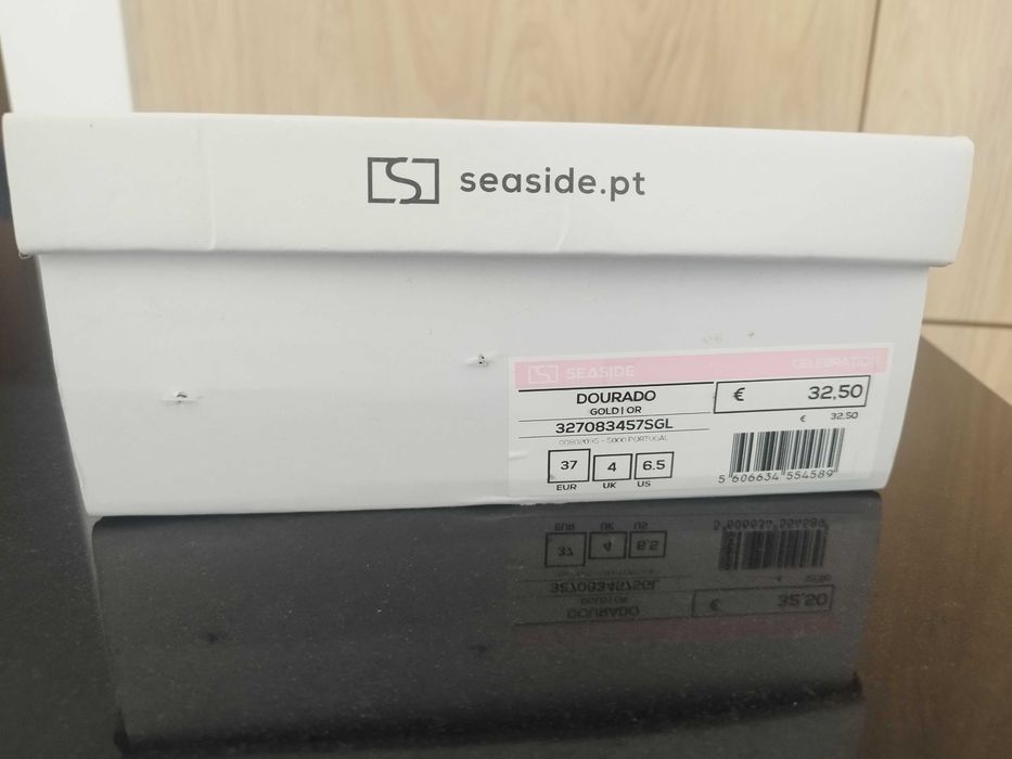 Sandália salto alto Glitter