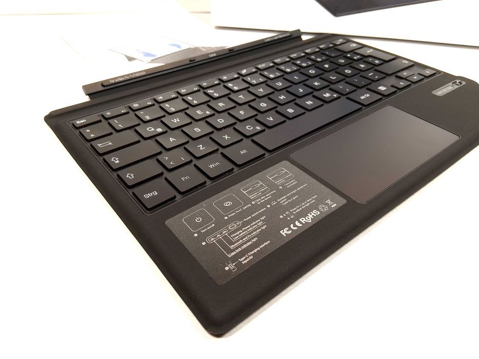 Z116 Klawiatura Bluetooth Touchpad Surface Pro 3/4/5/6/7/7+ QuloseEtui