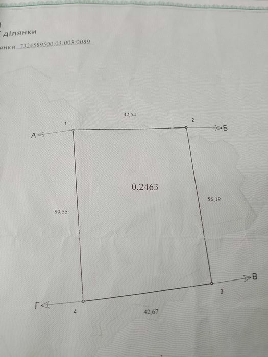 Продаю земельну ділянку 0.25га
