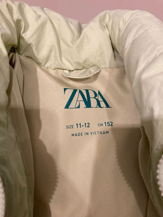 Casaco verde claro acolchoado Zara