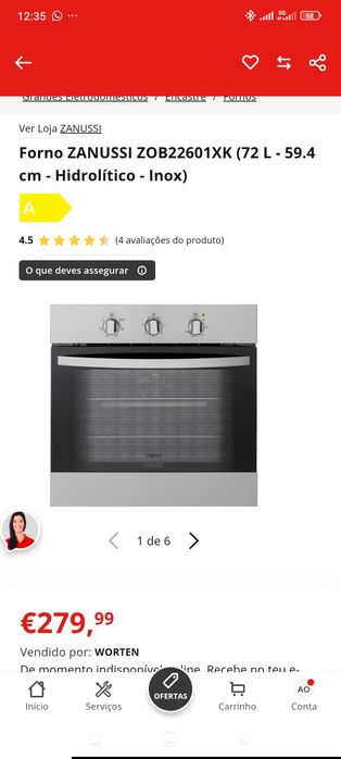 Forno da ZANUSSI