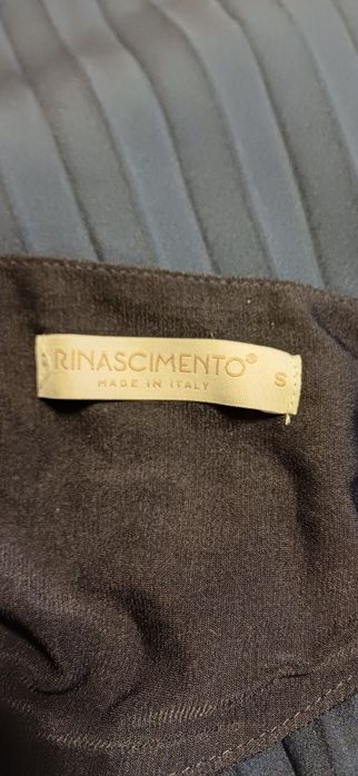 Granatowa sukienka S Rinascimento sylwester studniówka wesele