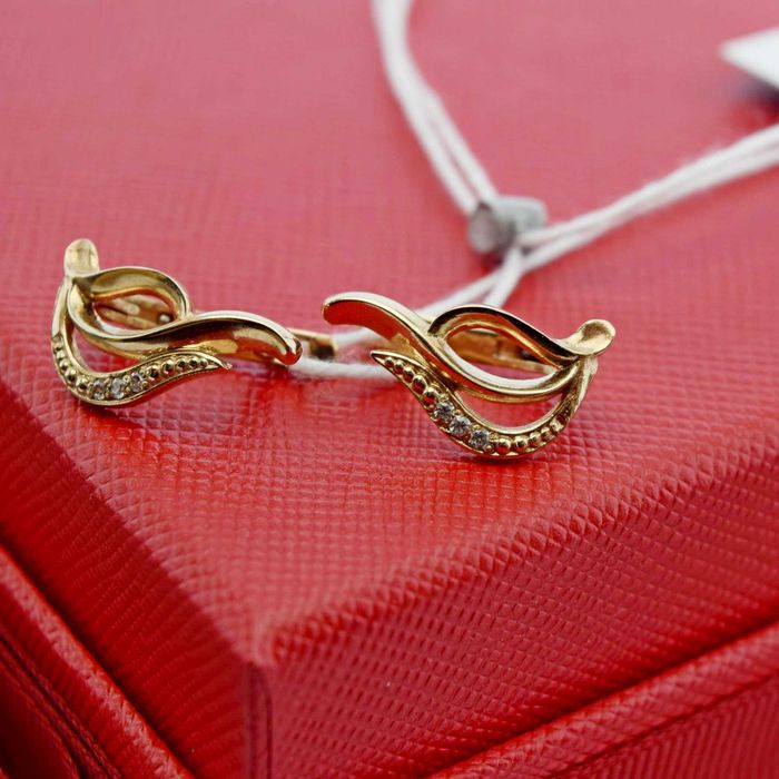 Золотые Сережки Золоті Сережки Золото 585