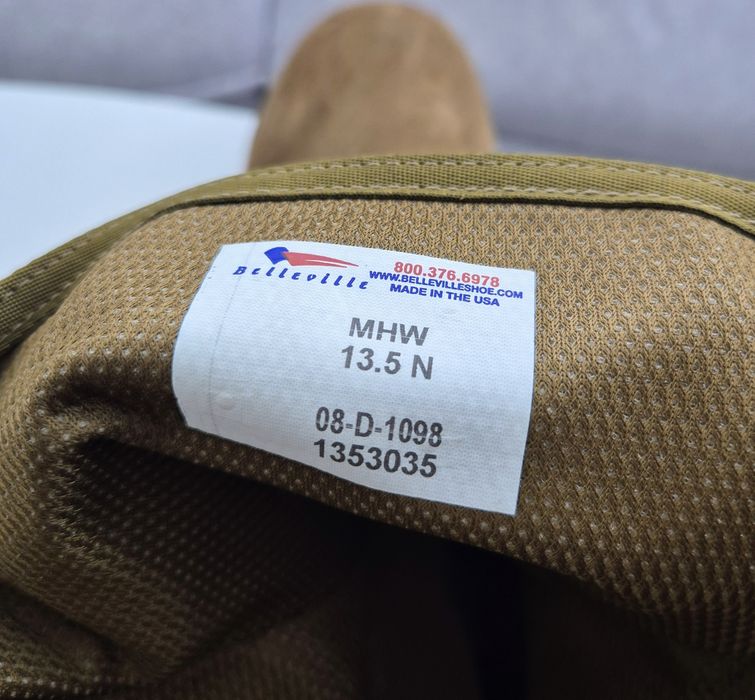 Берці літні Belleville USMC MHW us13.5(31,5см)