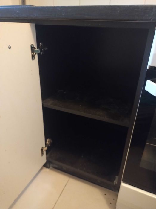 REZERWACJA Komplet szafek kuchennych do małej kuchni (fronty beżowe)