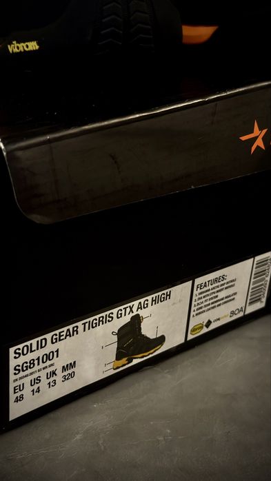 Buty Robocze / Zimowe Solid Gear Tigris GTX AG High S3 SG81001 (Rozm. 48) | Nowe