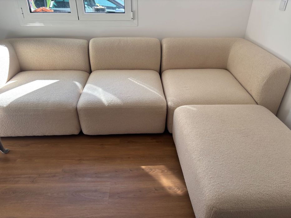Sofá Modular Design Moderno c/ Chaise Longue – Estado Impecável