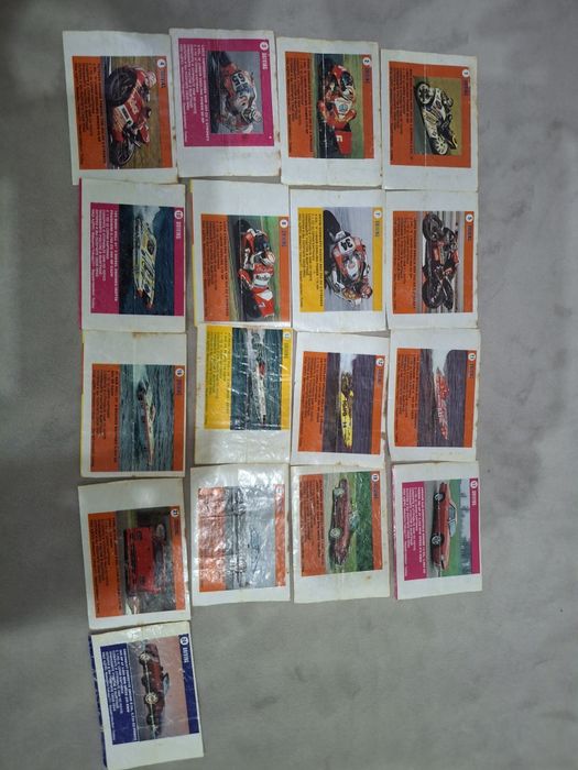 Вкладиші від ото мото,бомбібом,турбо