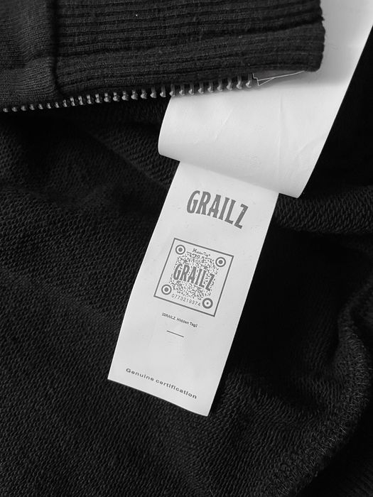 Нова зіп худі Grailz / Project G/R чорного кольору оверсайз