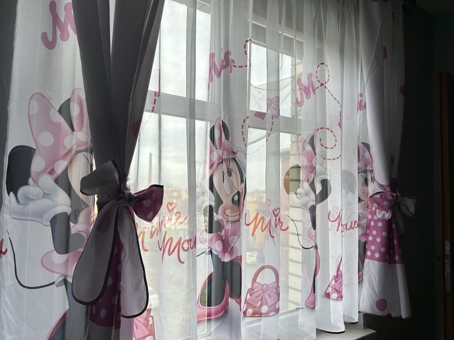 Firana z motywem Myszki MINNIE z Disneya