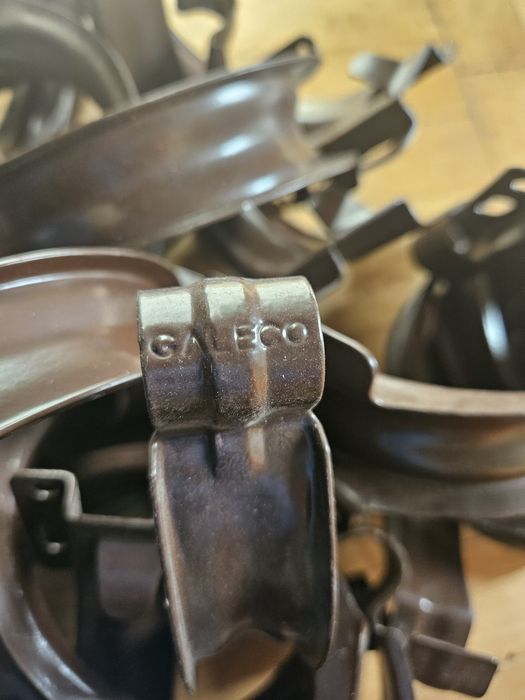 Haki stalowe 120 doczołowe galeco czekoladowy brąz
