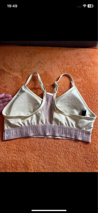 Top, stanik sportowy Victorias Secret Pink M