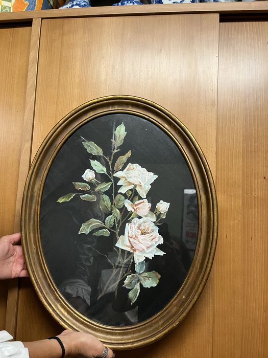Pintura de rosas