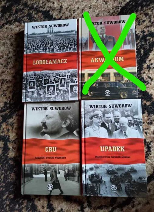 Suworow. Комплект книг (Lodołamacz, Akwarium, GRU, Upadek), польська
