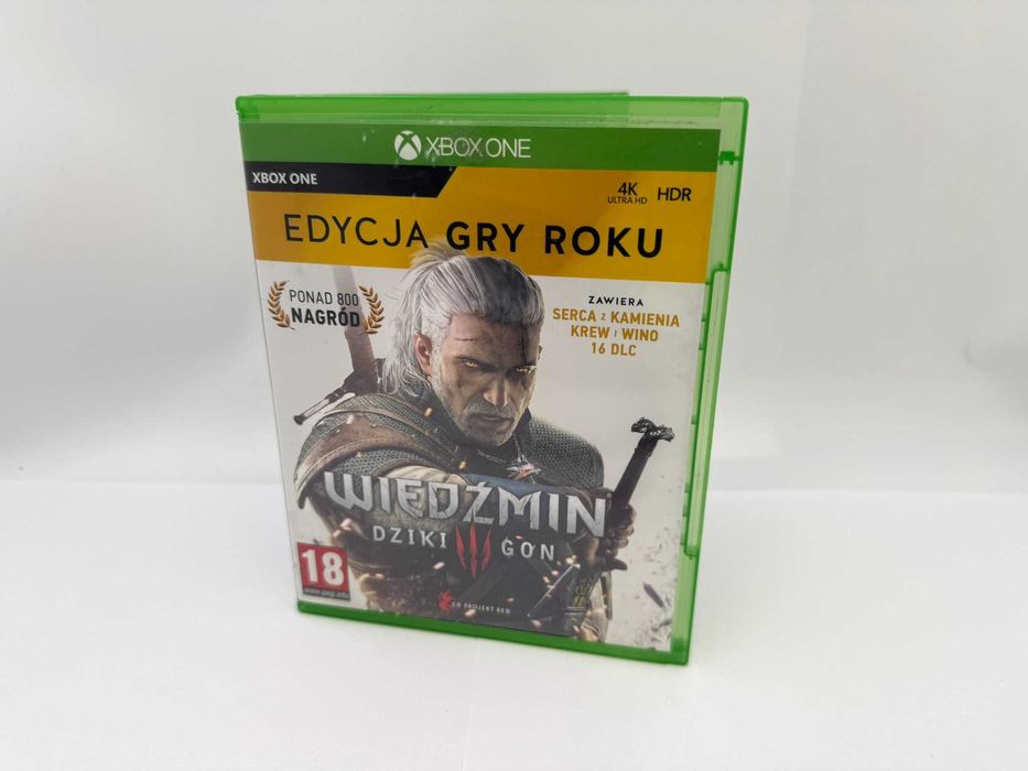 Gra WIEDŹMIN 3: DZIKI GON GOTY XBOX ONE pudełkowa od Loombard Jarocin
