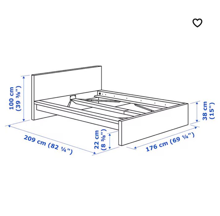 Conjunto móveis de quarto MALM