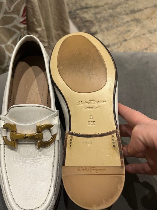 Skórzane mokasyny Salvatore Ferragamo Gancini – Oryginał