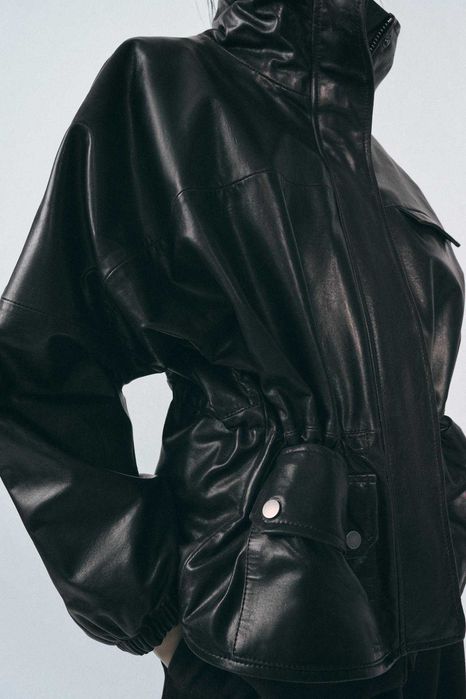 Кожаная шкіряна куртка косуха ZARA ЗАРА: 11 500 грн. - Кожаные
