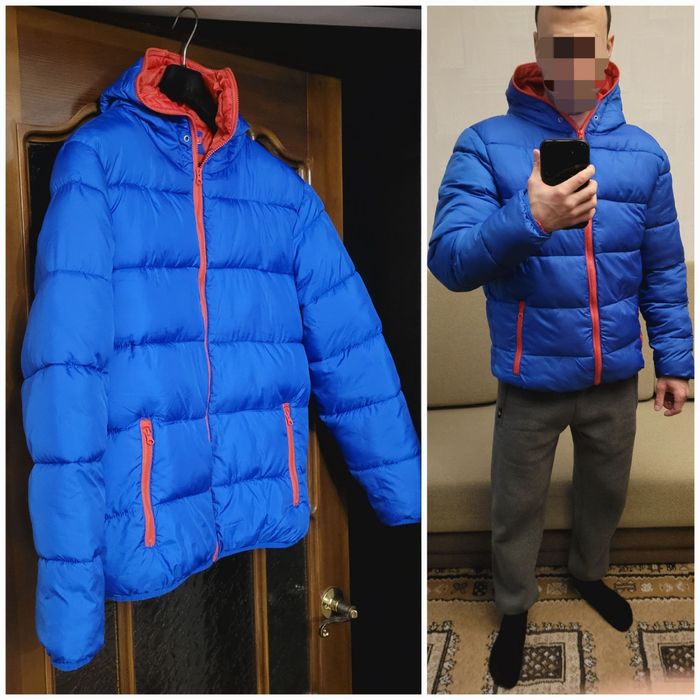 Терміново продам теплий/якісний чоловічий пуховик  р.М (48/50)