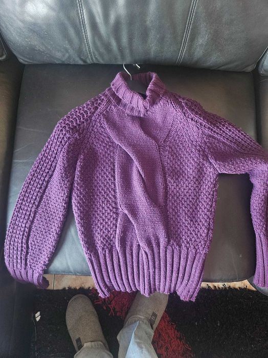Sweater / Camisola de Malha Massimo Dutti – Roxo – Excelente Estado