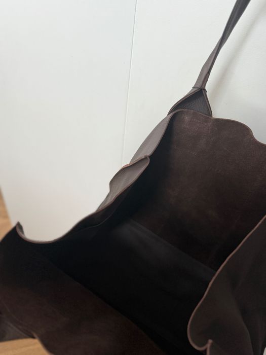 Nowa skórzana torba / torebka - czekoladowa - Le Collet