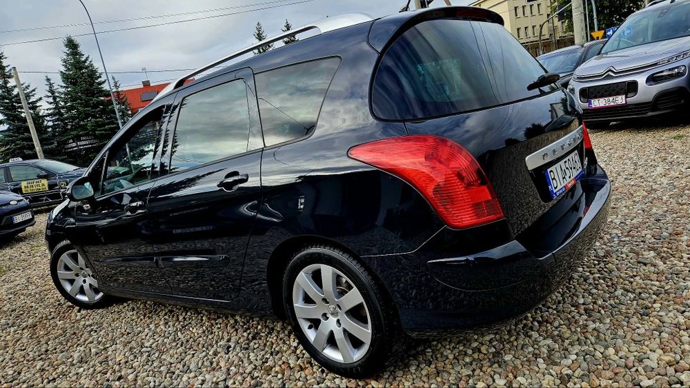 Peugeot 308 2010r. 1.6 16V 109km, 7 osób alu klima android zamiana