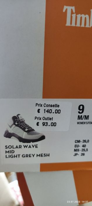 Timberland tamanho 40