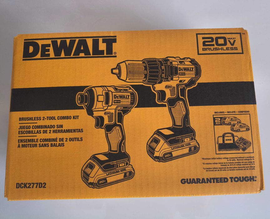 Dewalt DCK277D2 набір безщіткових шуруповертів новий