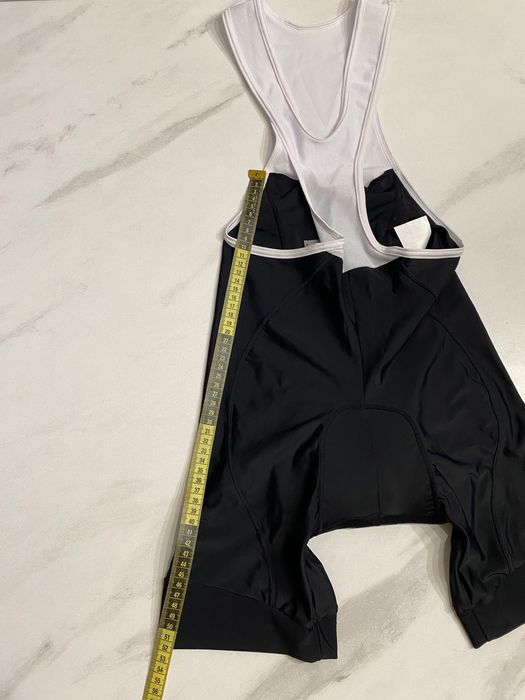 Rogelli Strój spodenki damskie kolarskie bibshorts czarny biały S 36