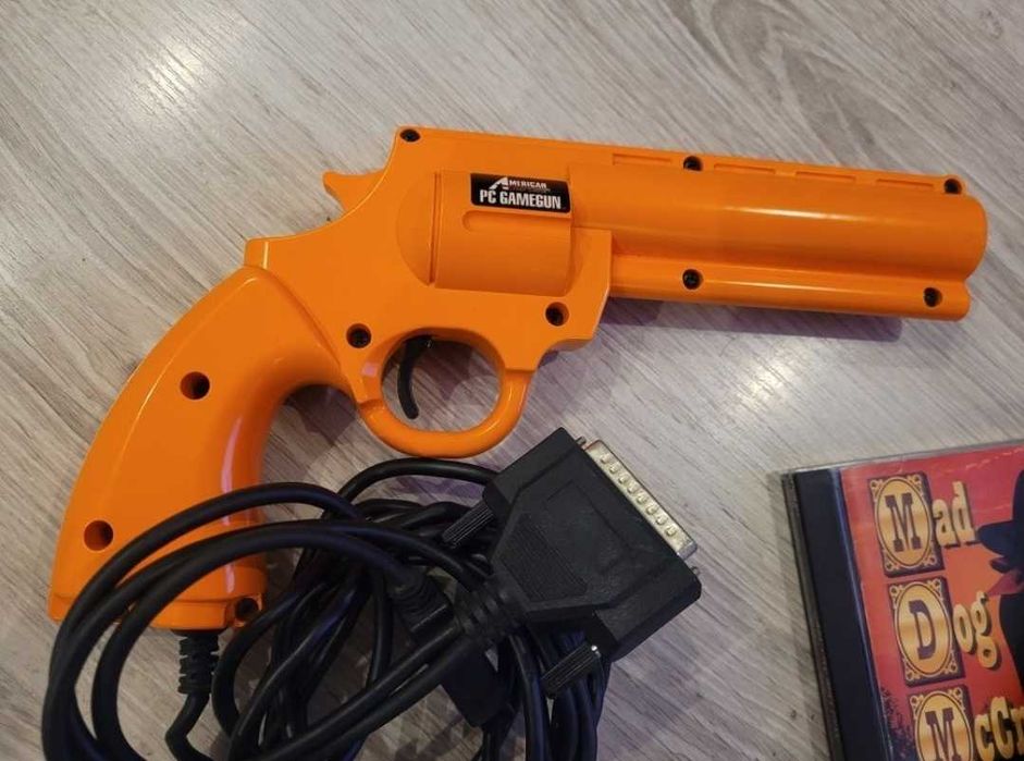 American laser games game gun + 4 gry unikat!