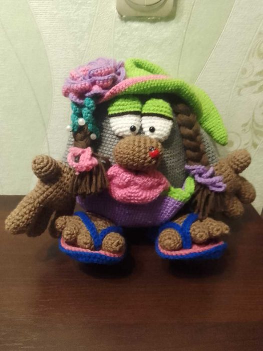 Красивы вязанные крючком игрушки
