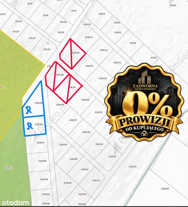Działki budowlane z warunkami zabudowy w Gronowie.