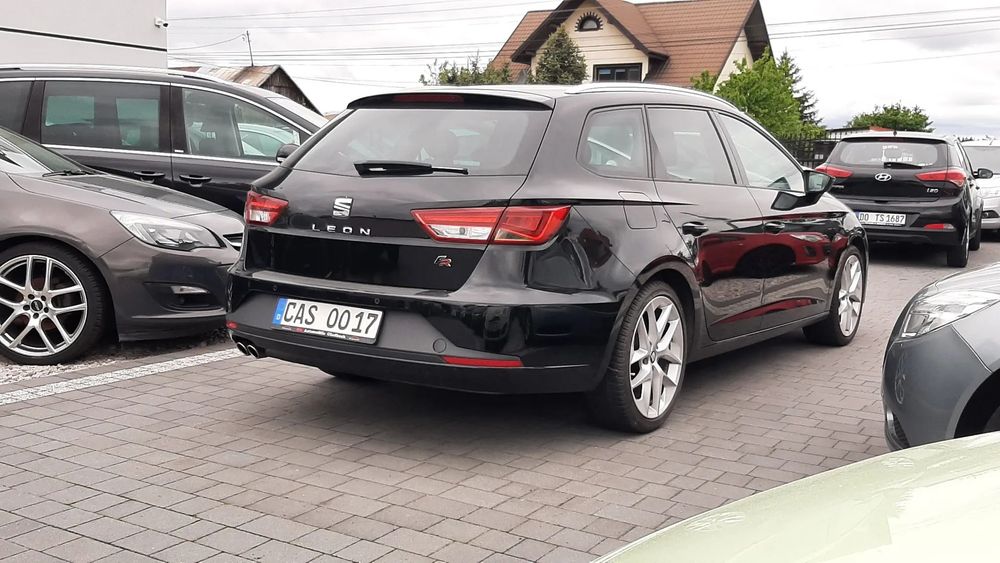 Seat Leon 2.0TDI 184KM FR Automat LED Nawigacja Czujniki parkowania Tempomat