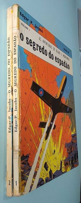 Colecção álbuns BLAKE e MORTIMER, Meribérica, Bertrand, Ibis