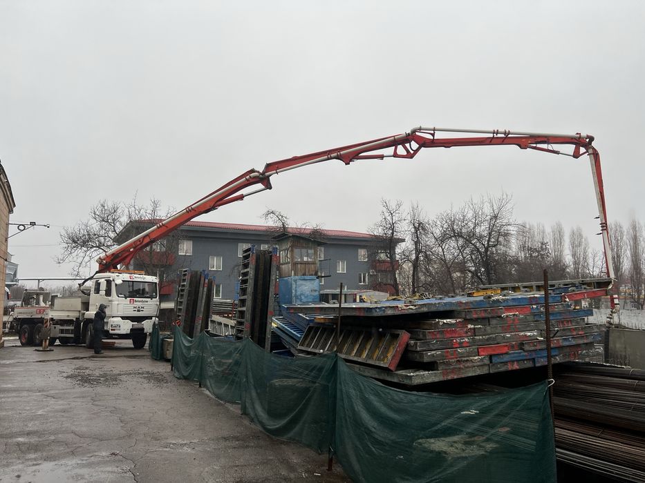Послуги бетононасоса стріловий бетононасос 33м стреловой бетононасос