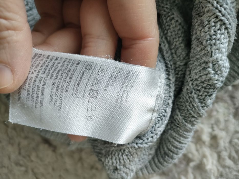 Sweter Basic splot warkoczowy