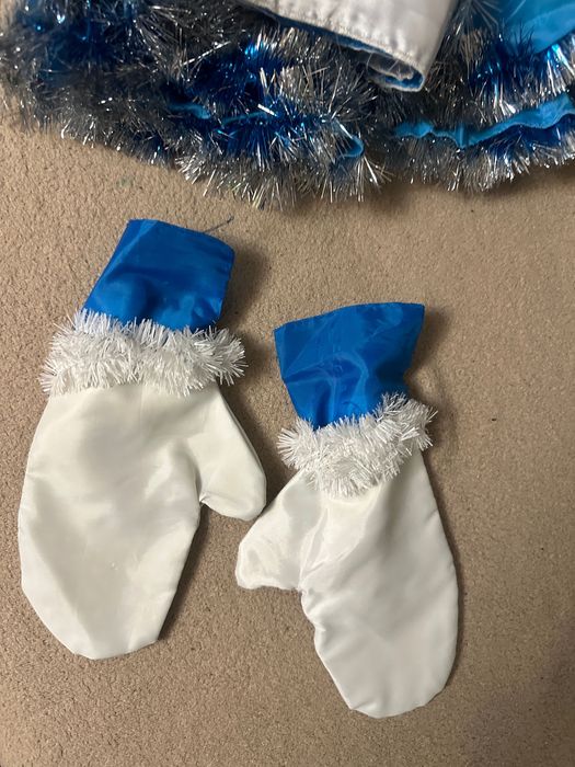 Костюм маскарадний зимовий сніжинки, морозка