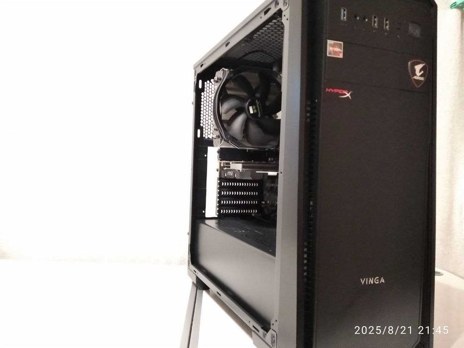 Игровой ПК Ryzen 7 2700X / 16GB RAM / GTX 1050 Ti / AORUS B450 / AM4