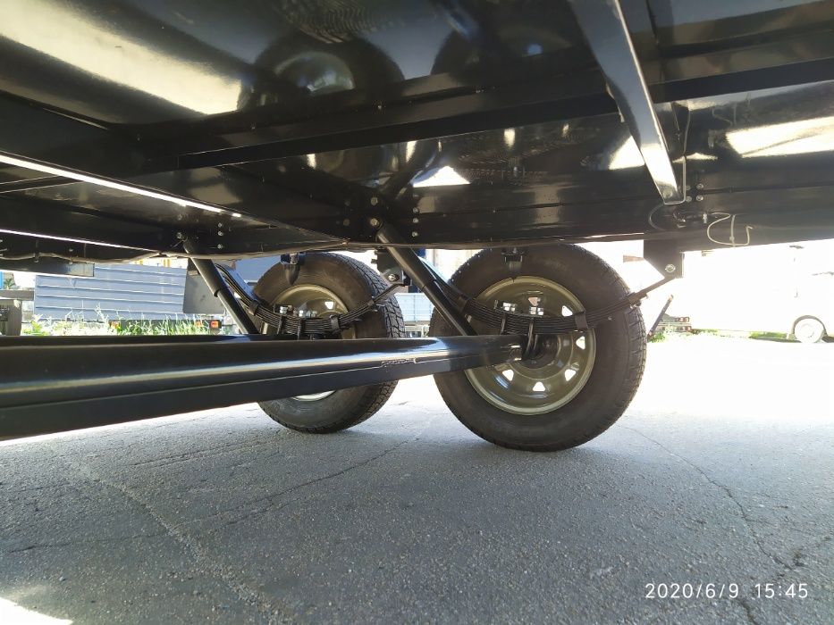 Двухосный Прицеп для Легкового Автомобиля или Буса, Усиленный Кремень+