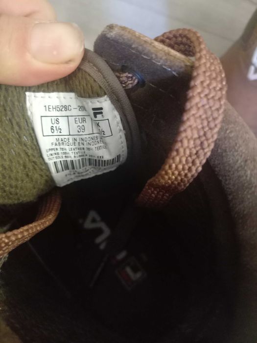 Ботинки кожаные тактические Fila Grunge II Mid Wmn размер 38-39.