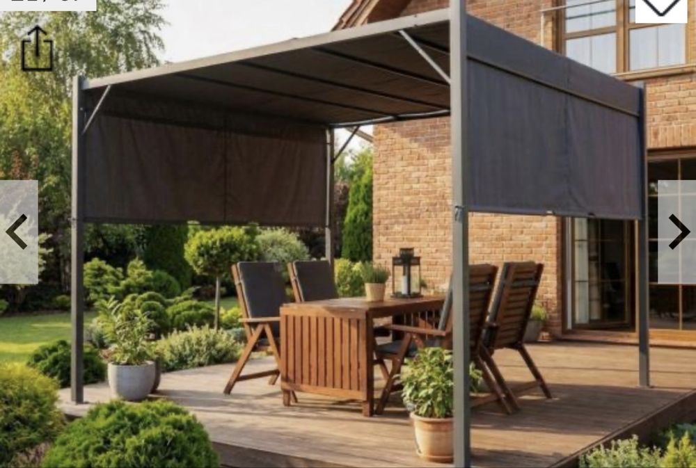 Pergola altana wiata zadaszenie pawilon do ogrodu