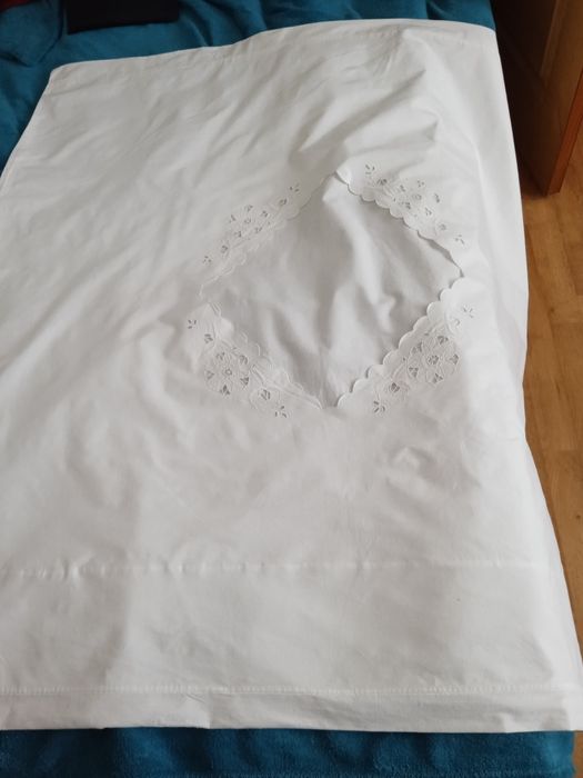 Детский белый пододеяльник