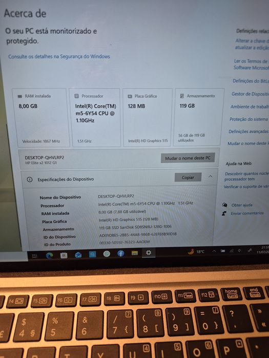 Portátil HP x2 elite