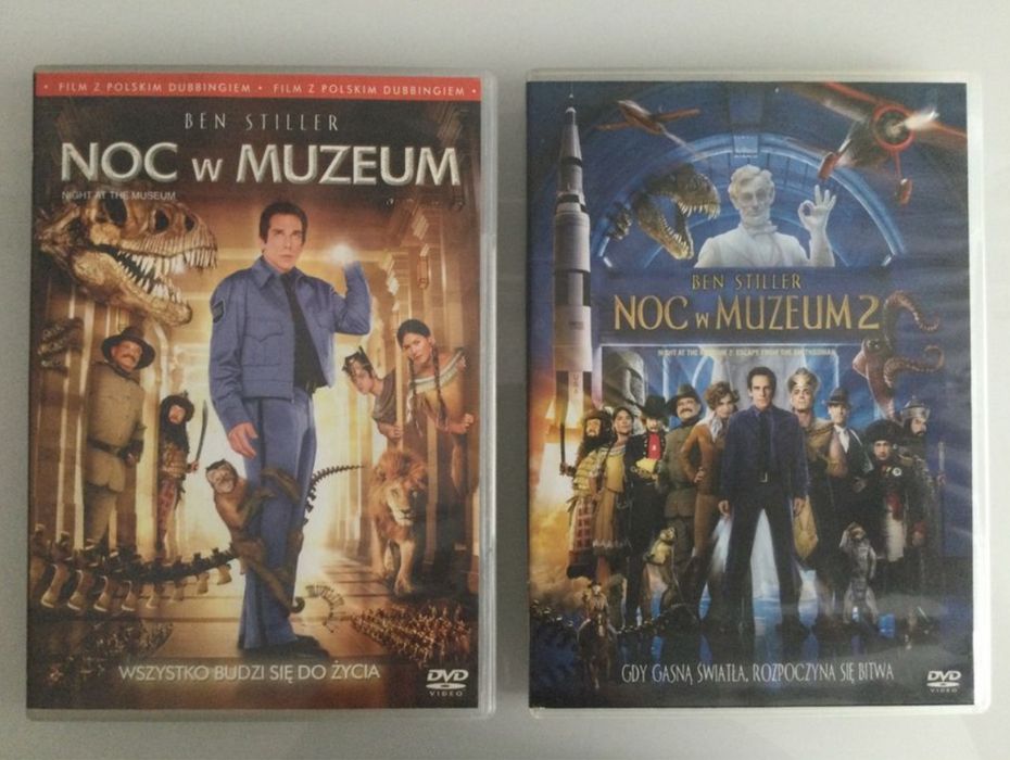 Noc w muzeum - dwie części - komplet PL - po polsku DVD