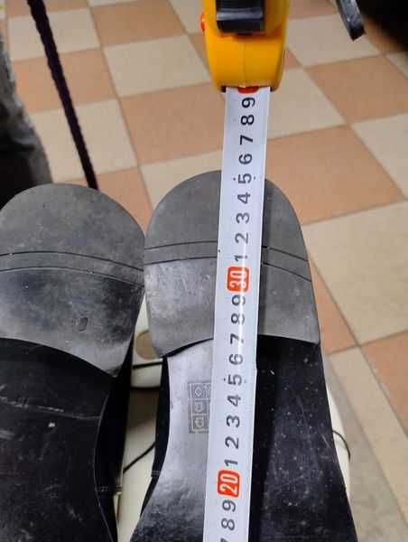 Buty skórzane, używane duży rozmiar.