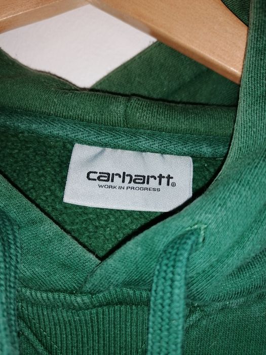 Hoodie Carhartt verde, Original.