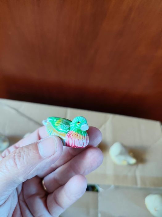 Dez peças que representam patos