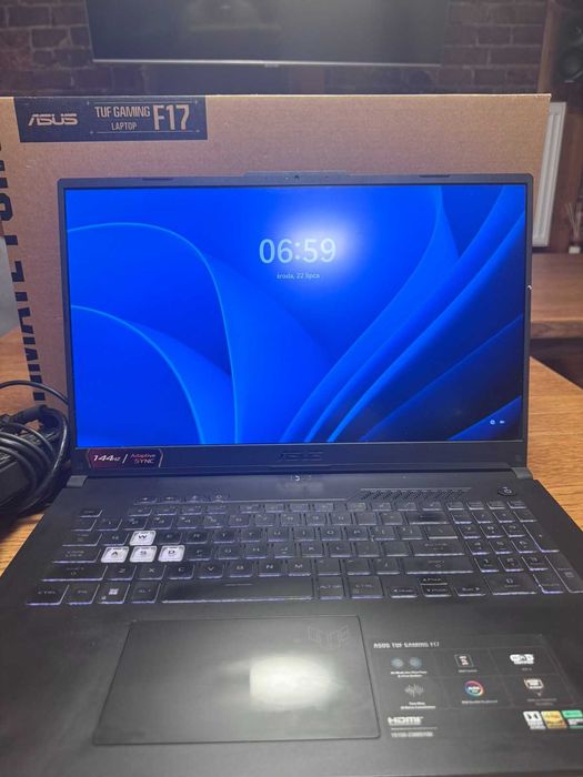 ASUS TUF Gaming F17 i5-12500H/16GB/512/Win11 RTX3050 144Hz