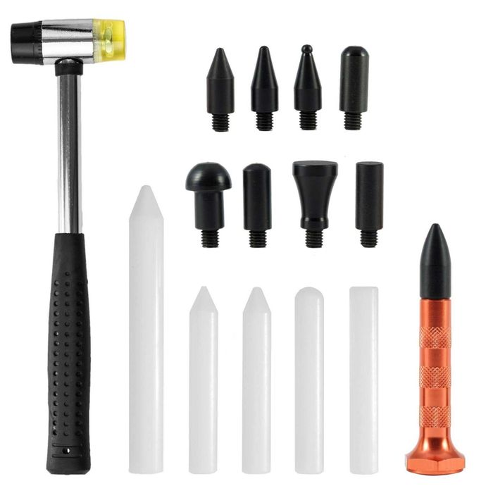 Набір інструментів для видалення вм'ятин PDR з молотком G02646