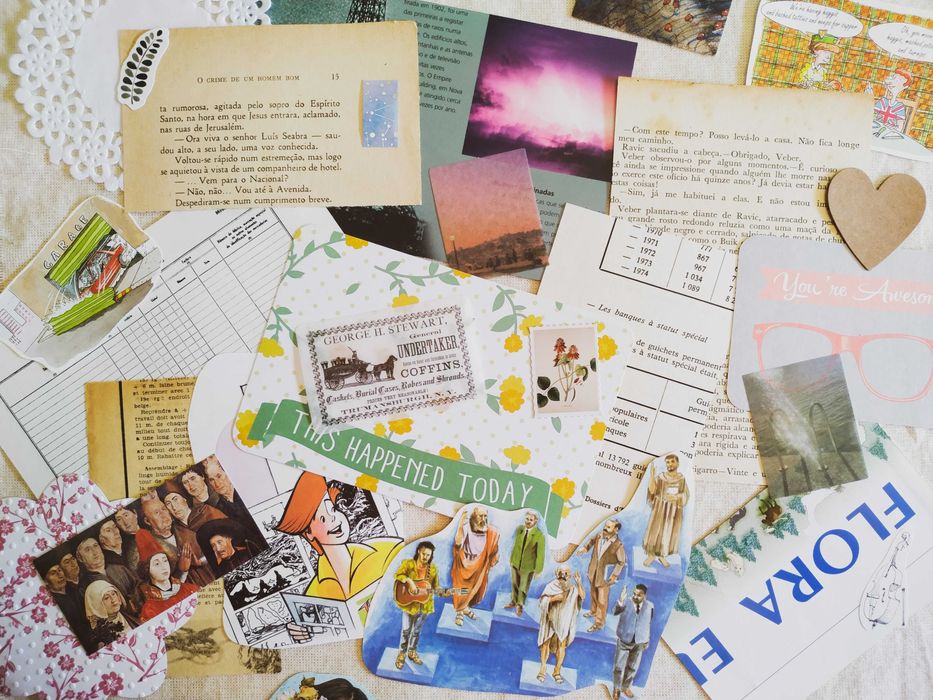 Papelaria Para Journaling: Papel Vintage, Autocolantes, Washi (150pcs)